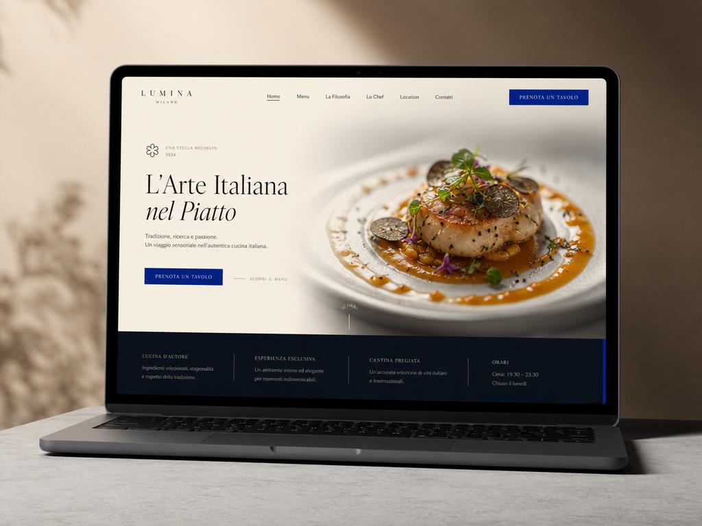 Sito web e presenza digitale per un ristorante locale